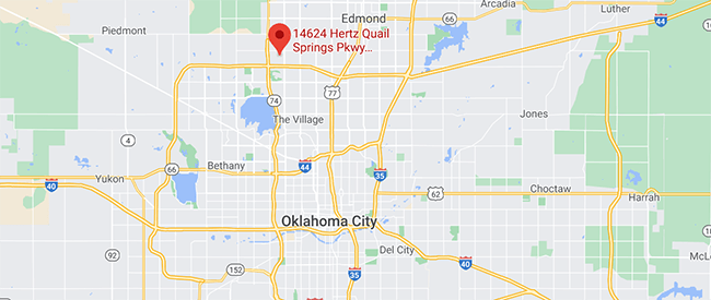 Map Image of Oklahoma City